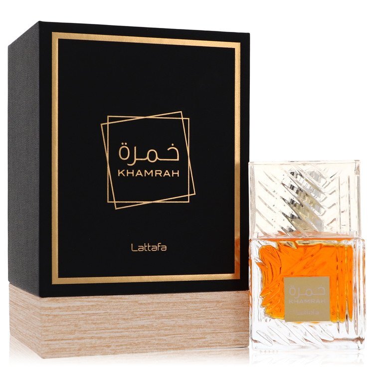 Lattafa Khamrah Eau De Parfum Spray (Unisex) 3.4 oz (Men)