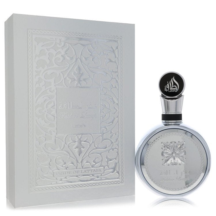 Lattafa Fakhar Platin Eau De Parfum Spray (Unisex) 3.4 oz (Men)