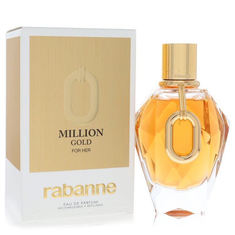 Paco Rabanne Million Gold by Paco Rabanne Eau De Parfum Refillable Spray 3 oz (Women)
